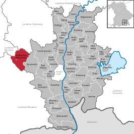 Kaart van Feldkirchen-Westerham