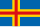 Vlag Positiekaart Åland