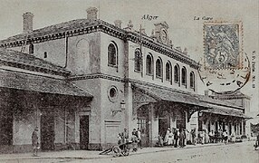 La gare d'Alger.