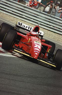 Gerhard Berger autja 1995-ben.