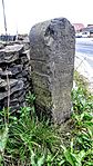 18th century Guide Stoop (signpost) at Junction of Crosland Road and Lindley Moor Road