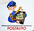 Hansjörg Swetina (etwa 1957) unveröffentlichtes Sujet für die Werbung der Österreichischen Post