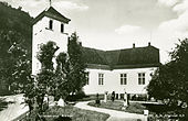 Gammelt bilde av Holmestrand kirke Foto: Riksantikvaren