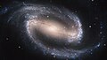Barred spiral galaxy NGC 1300 photographed by Hubble telescope.