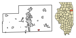 Location of St. Anne in Kankakee County, Illinois