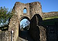 Launceston Castle, südliches Torhaus und Anbauten