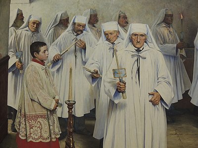 Les Pénitents blancs du Briançonnais, 1897, musée de Grenoble.