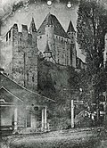 Дагеротип Франциски Меллінгер замку Тун (бл. 1844)