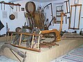 A traditional wooden plough