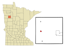 Mahnomen – Mappa