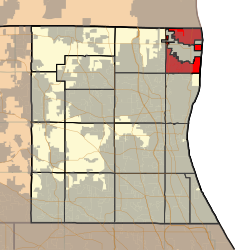 Location in Lake County