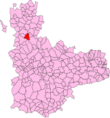 Localisation de Palazuelo de Vedija