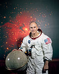 Кен Матингли као астронаут Апола 13, 1969. године
