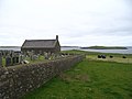 View from Melby churchyard