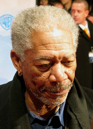 Freeman at premiere of The Bucket List in Berl...