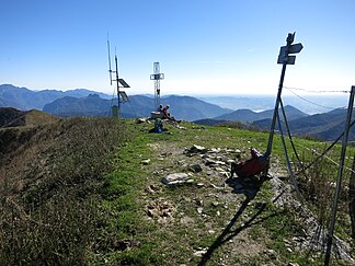 Aufm Gipfe vom Monte San Primo