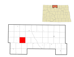 Vị trí trong Quận Bottineau, Bắc Dakota