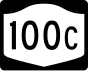New York State Route 100C marker