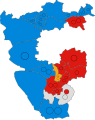 2019 results map