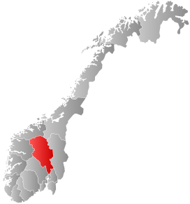 Poziția localității Oppland