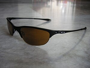 Author's own creation. Oakley Half Wire gold i...