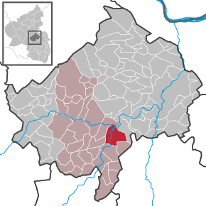 Poziția localității Odernheim am Glan