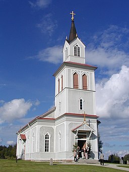 Åsarne gamla kyrka i augusti 2006