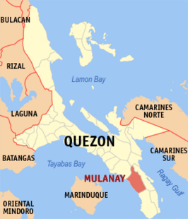 Kaart van Mulanay