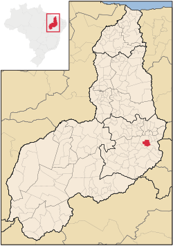 Localização de Massapê do Piauí no Piauí