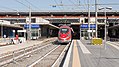 ナポリ発ミラノ行の列車、ローマ・テルミニ駅、2017年