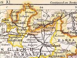 Location of Sarangarh