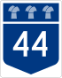 Saskatchewan Highway 44 ŝildo