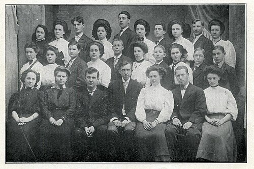 Photograph of the Delphian Literary Society.