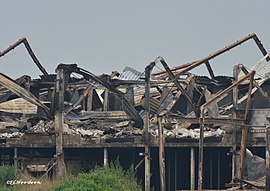 De Knorhof na de brand