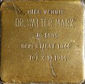 Stolperstein für Dr. Walter Marx (Auf dem Berlich 8)