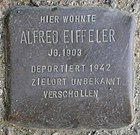 Stolperstein für Alfred Eiffeler