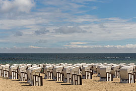 Beach chairs in Sellin, Rügen