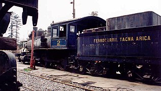 Locomotora de vapor número 2.