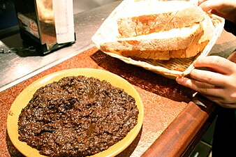 Tapa de Morcilla leonesa.