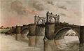 Ponte di pietra. Disegno di Eduard Philipp Körber del 1800
