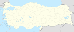 Trabzons läge i Turkiet.