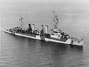 USS Detroit (CL-8) 1944