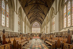 Merton College Chapel in 2017 University Of Oxford Merton College Chapel.jpg