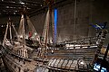 Pohled na vrchní palubu lodi Vasa