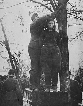 Вешање народног хероја Лепе Радић (1925—1943), 11. фебруара 1943. године у Босанској Крупи