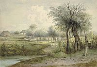 Landschap bij Renkum, Teylers Museum