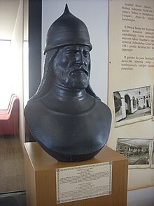 Çaka Bey (Tzachas) bust at Istanbul Naval Museum.JPG