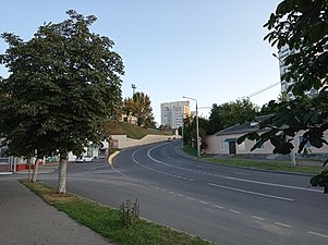 Паваротка з Валатаўскога спуску на вуліцу Падгорную, 2021 г.