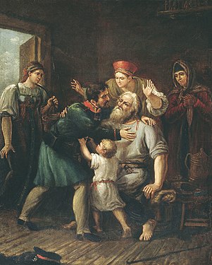 «Возвращение ратника в своё семейство» (1815)