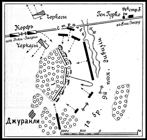 Карта-схема к статье «Джуранли». Военная энциклопедия Сытина (Санкт-Петербург, 1911-1915).jpg